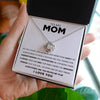 To My Mom | You Are The Most Amazing Person | Love Knot Necklace