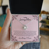 To My Loving Mom | I Am Forever Grateful | Love Knot Necklace