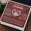 To My Beautiful Soulmate | If I Could Give You One Thing In Life | Love Knot Necklace