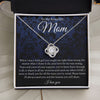 To My Beautiful Mom | I Want To Thank You For All  | Love Knot Necklace