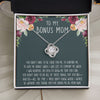 To My Bonus Mom | Thank You For Everything | Love Knot Necklace