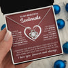 To My Beautiful Soulmate | If I Could Give You One Thing In Life | Love Knot Necklace