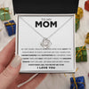 To My Mom | You Are The Most Amazing Person | Love Knot Necklace | Mother's Day Gift