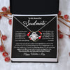 To My Beautiful Soulmate, I Want To Be Your Last Everything, Love Knot Necklace