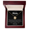To My Loving Mom | There Are Not Enough Words | Love Knot Necklace