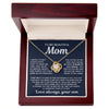 To My Beautiful Mom Gift From Son | How Much You Mean To Me | Love Knot Necklace