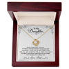 To My Daughter Gift From Dad | You Will Always Be My Baby Girl | Love Knot Necklace.