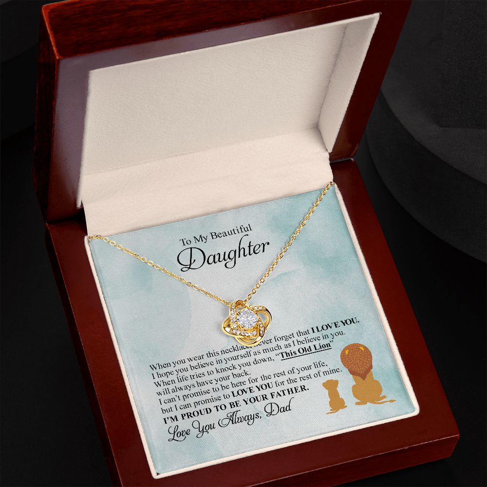 To My Daughter I I Love You I Eternal Hope Necklace
