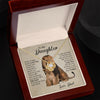 To My Daughter | This Old Lion Will Always Have Your Back | Love Knot Necklace Gift From Dad
