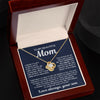 To My Beautiful Mom Gift From Son | How Much You Mean To Me | Love Knot Necklace