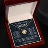 Mom You Are The World | Gift For Mom From Son | Love Knot Necklace