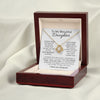 To My Beautiful Daughter "The Most Beautiful Chapters" - Love Knot Necklace