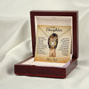 To My Daughter | Old Lion | Love Knot Necklace | Gift for Daughter from Dad