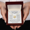To My Beautiful Daughter "The Most Beautiful Chapters" - Love Knot Necklace