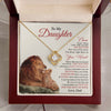 To My Daughter - Love You For The Rest Of Mine, Love Knot Necklace