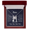 To My Mom From Son | I Know It's Difficult | Love Knot Necklace