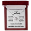 To My Soulmate | In Your Eyes | Love Knot Necklace