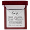 To My Beautiful Wife | You Are The Woman I Chose | Love Knot Necklace