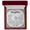 To My Daughter - Love You For The Rest Of Mine, Love Knot Necklace
