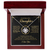 To My Beautiful Daughter | Always Keep You In My Heart | Love Knot Necklace