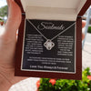 To My Soulmate | I Have Found My Mate | Love Knot Necklace | Sentimental Gift For Your Soulmate