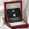 To My Wife - The Most Wonderful Thing, Love Knot Necklace