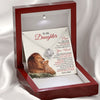 To My Daughter - Love You For The Rest Of Mine, Love Knot Necklace