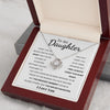 To My Daughter | You Are Capable Of Achieving Anything | Love Knot Necklace | Christmas Gift Ideas