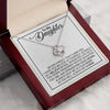 To My Daughter | Believe In Yourself | Love Knot Necklace | Gift For Daughter On Special Day