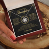 To My Beautiful Daughter | Always Keep You In My Heart | Love Knot Necklace
