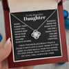 To My Beautiful Daughter | You Are The Best Chapters | Love Knot Necklace