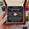 To My Beautiful Soulmate, I Want To Be Your Last Everything, Love Knot Necklace