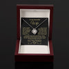 To My Beautiful Wife | I Can't Live Without You | Love Knot Necklace