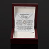 Wife My Love And Devotion, Love Knot Necklace, Romantic Gift For Your Wife, Valentine's Day Gift Idea