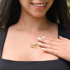 To My Wife | Standing Together | Interlocking Hearts Necklace | Gift For Her
