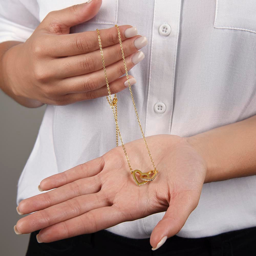 To My Love | My Everything | Interlocking Hearts Necklace | Gift for Her