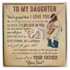 To My Daughter | Never Forget That I Love You | Interlocking Hearts Necklace | Anniversary Gift