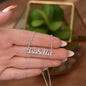 To My Precious Wife | The Moment I Met You | Custom Name Necklace | Valentine's Day Gifts