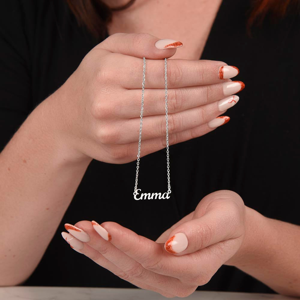 Mom Raise A Man, Personalized Name Necklace, Mother's Day Gift Idea From Son, Custom Name Jewelry