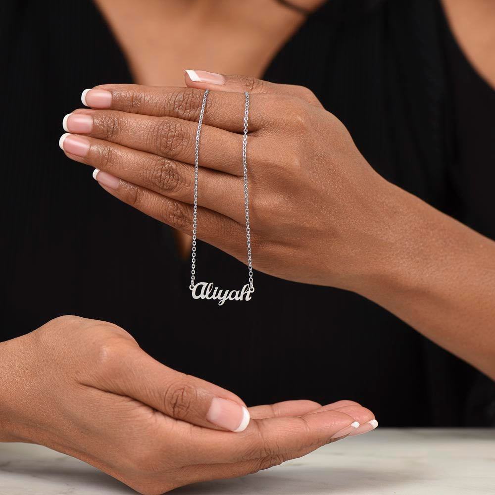 Soulmate Deep In Your Heart, Personalized Name Necklace, Custom Jewelry, Romantic Gift For Her