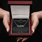 To My Beautiful Daughter - Never Give Up, Personalized Name Necklace