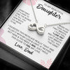 To My Daughter | When You Took Your First Breath I Told You I Love You | Infinity Heart Necklace