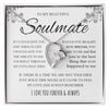 Soulmate If I Could Give You One Thing In Life | Romantic Gift For Her | Forever Love Necklace