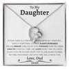 To My Daughter | Always Remember | Forever Love Necklace