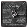 To Our Daughter | We Love You For All | Gift From Mom and Dad | Forever Love Necklace