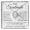To My Soulmate Some People Say | Romantic Gift For Her | Forever Love Necklace