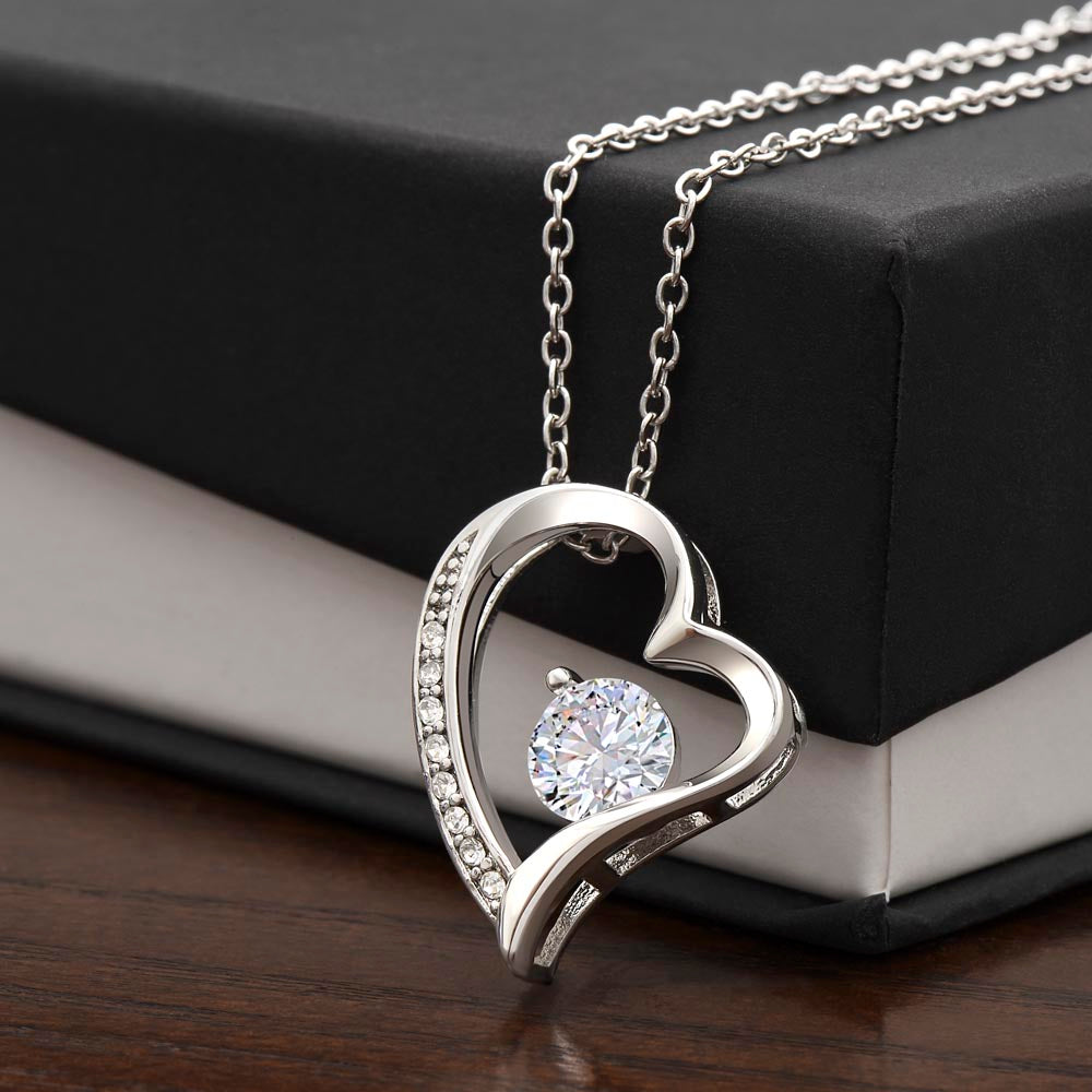Daughter Proudest Moment, Forever Love Necklace, Gift For Daughter From Dad, Christmas Gift Idea.