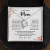 Mom My Endless Love, Forever Love Necklace, Gift For Mom From Son