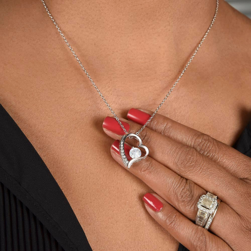 Loving Mom You Are The World, Forever Love Necklace, Mother's Day Gift Idea, Necklace For Mom from Son