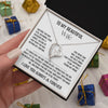 To My Beautiful Wife | Falling In Love Was Beyond My Control | Forever Love Necklace